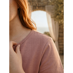 Chemise de nuit coton femme - Zoom - Bois de rose - Natura Feel