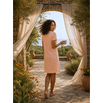 Chemise de nuit coton bio - Pêche - Natura Feel