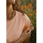 Chemise de nuit coton femme - Zoom 2 - Pêcche - Natura Feel