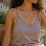 Caraco coton femme Ecorce zoom avant - Natura Feel