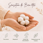 Sensation de bien-être - Lingerie coton Bio Natura Feel