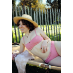 Soutien-gorge coton sans armatures Brassière et culotte femme coton Fleur de Lotus - Côté - V3 - Natura Feel