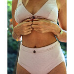 Culotte haute coton Bois de rose avant - Natura Feel