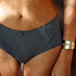 Shorty femme 100% coton Galet - Face -  Natura Feel