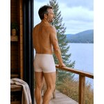 Boxer homme coton bio Pêche - dos - Natura Feel