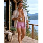 Boxer homme 100% coton homme Lotus - lifestyle - Natura Feel
