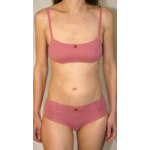 Ensemble Brassière et Shorty coton bio et teinture végétale - Fleur de lotus - Natura Feel