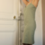 Robe nuisette en coton bio et teinture végétale Feuilles de sauge côté - Natura Feel