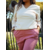 Haut de pyjama femme coton et teinture végétale Sable rose - Zoom - Natura Feel