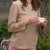Haut de pyjama coton manche longue femme et teinture végétale Ecorce - Natura Feel