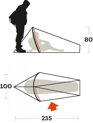 dimensions-meilleure-tente-bikepacking-1-personne-Ferrino-Sintensi