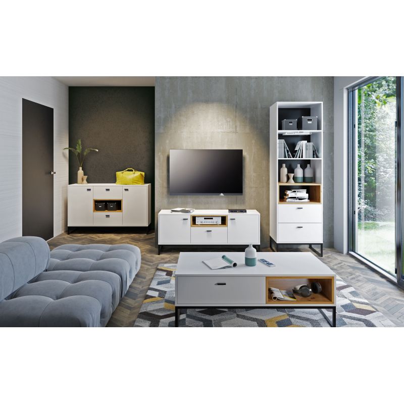 olie-meuble-tv-2-portes-et-1-tiroir-135-cm