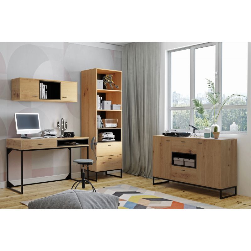 olie-bureau-1-tiroir-et-1-niche-120-cm