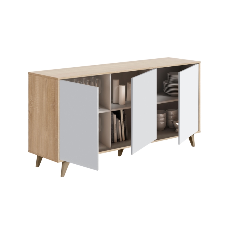 fobuf-buffet-3-portes-avec-3-etageres-l154cm