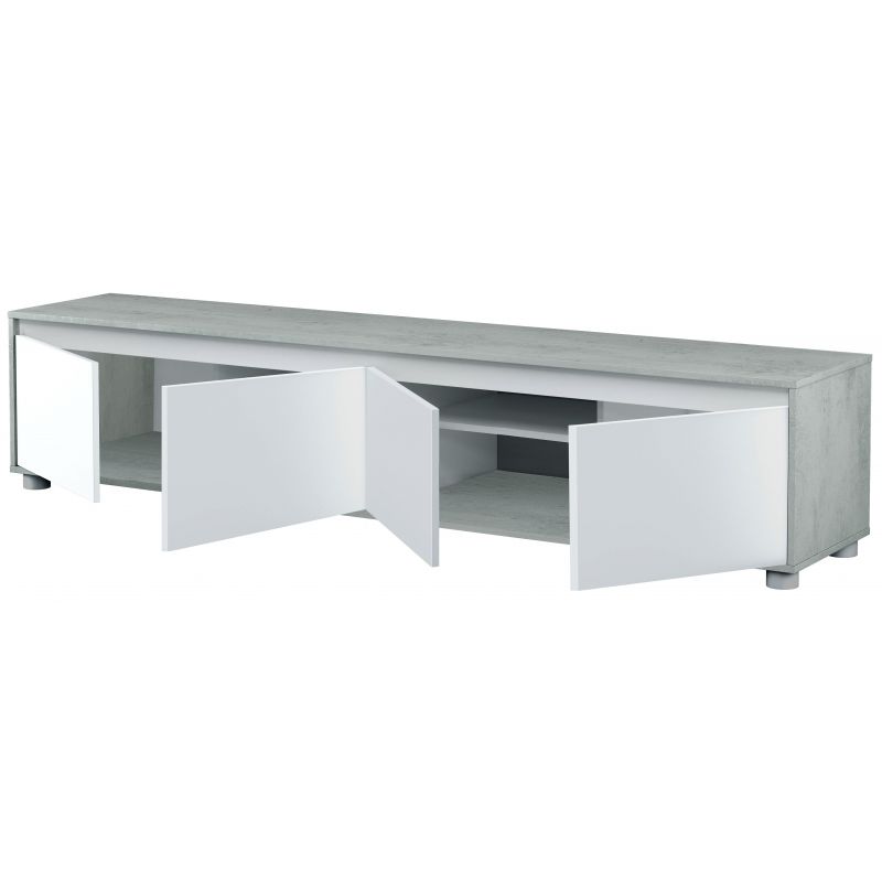 fotv-meuble-tv-4-portes-avec-etagere-murale-2-portes-l200-cm