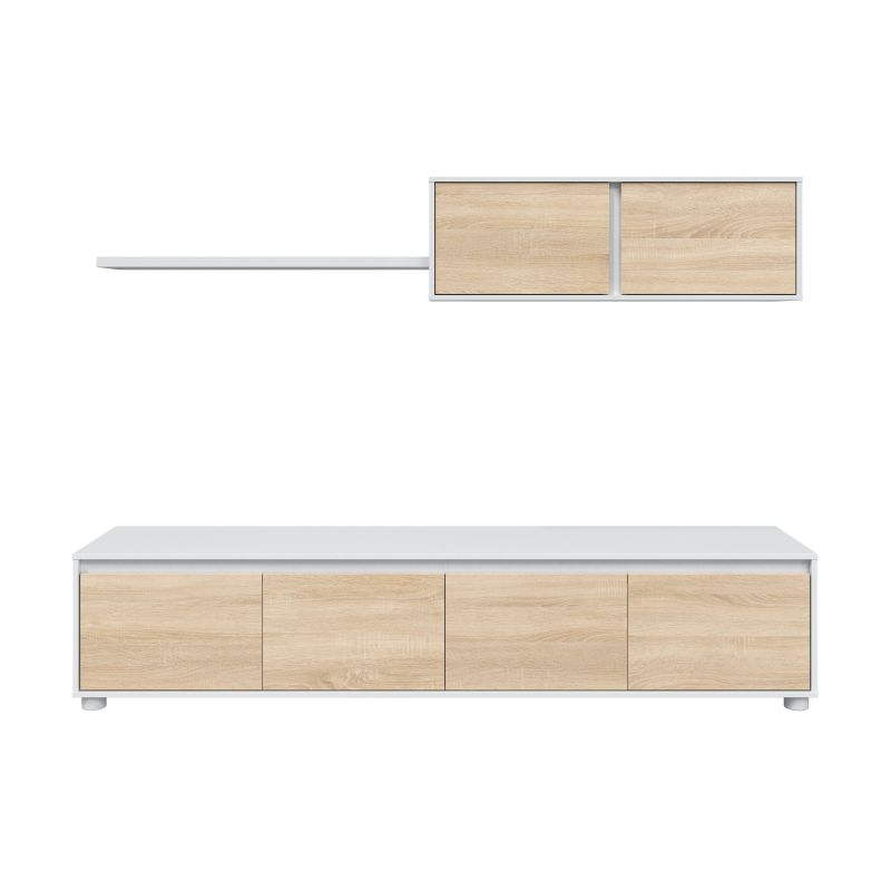 fotv-meuble-tv-4-portes-avec-etagere-murale-2-portes-l200-cm