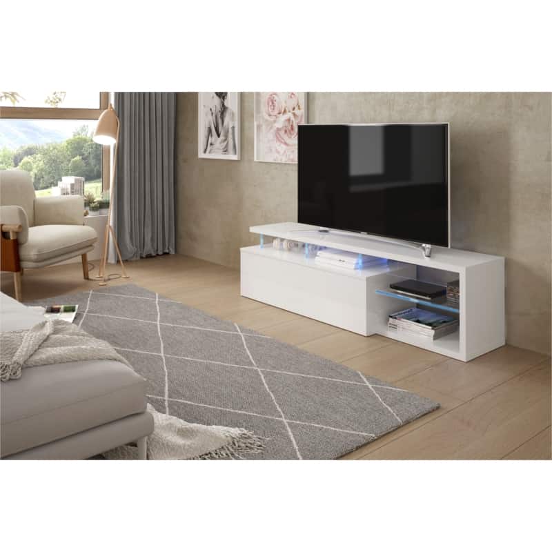 fotv-meuble-tv-led-1-porte-et-4-niches-l150-cm