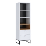 olie-vitrine-2-tiroirs-et-4-niches-l60-x-h202-cm