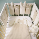 tour de lit lapin pare-choc lit à barreaux bébé design