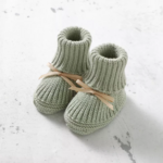 chaussons de naissance tricotés bébé mixte