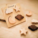 jouet en bois personnalisé puzzle message