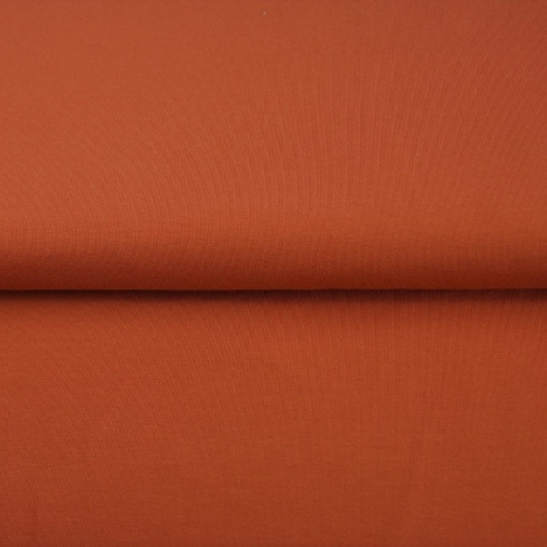 Tissu coton STENZO orange brique