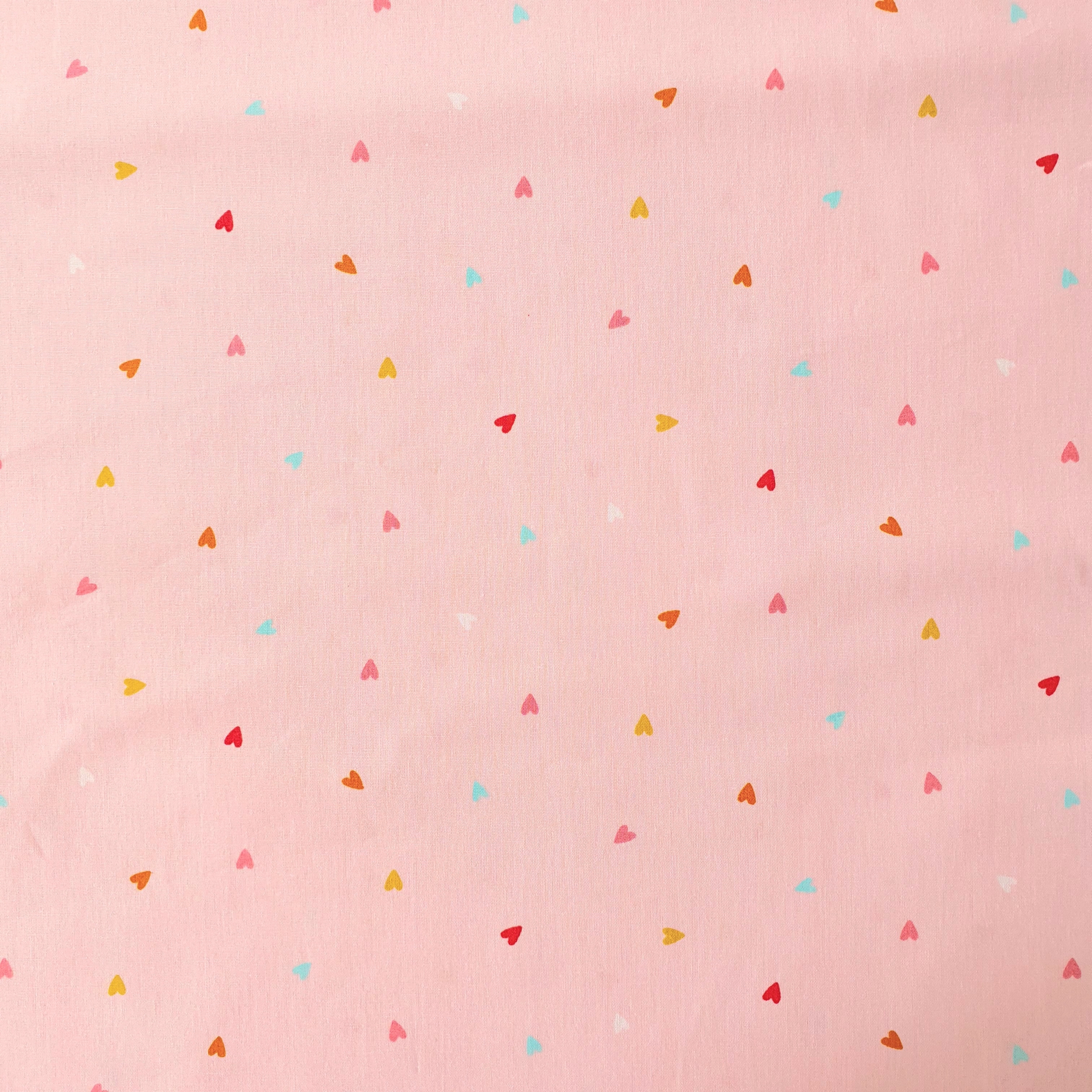 tissu coton poppy coeur rose (3)