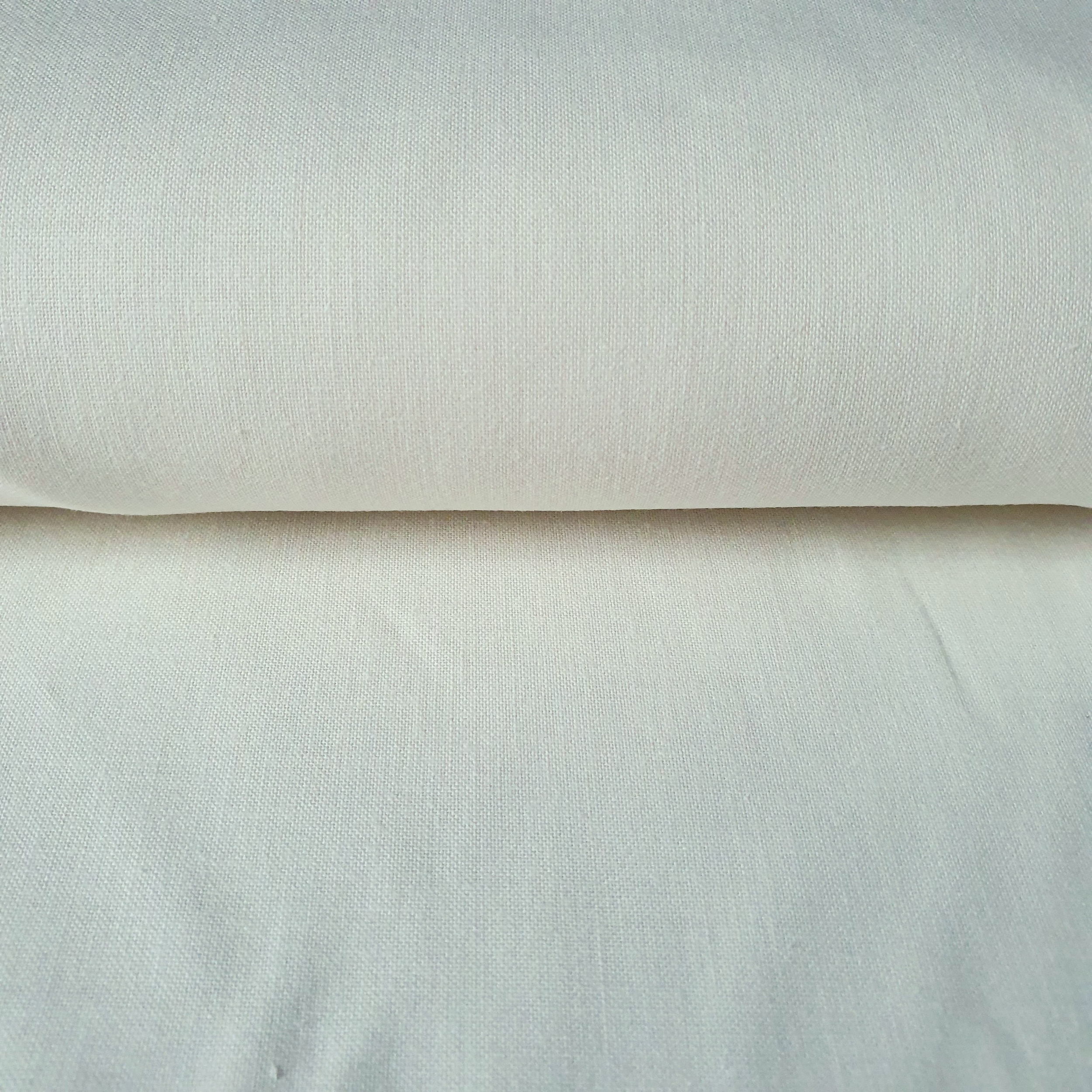 Tissu coton uni écru (1)