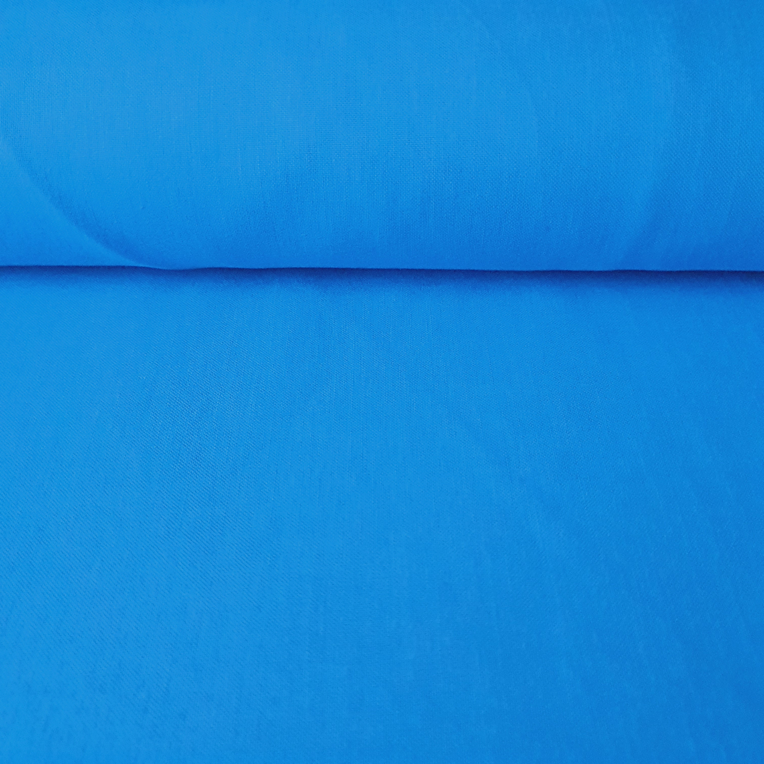 Tissu coton bleu