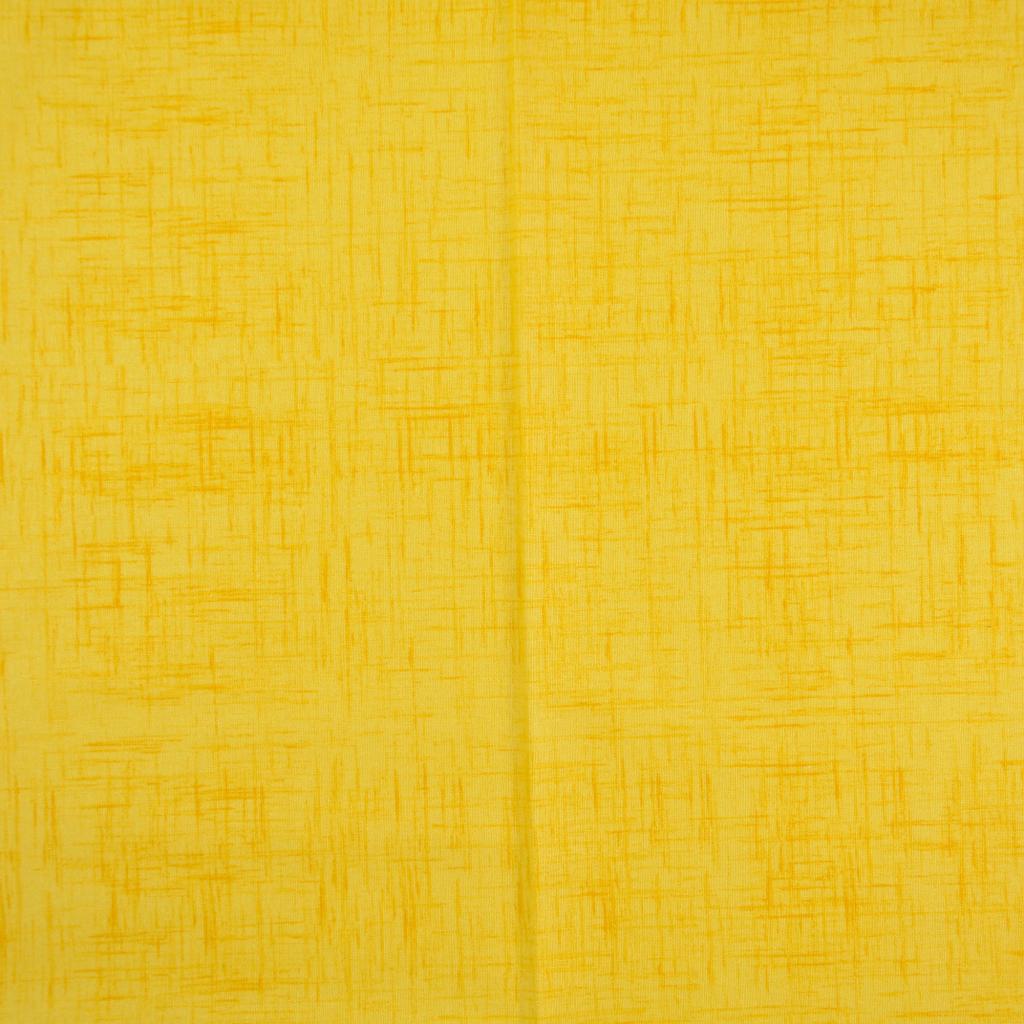 Tissu coton crétonne faux unis jaune