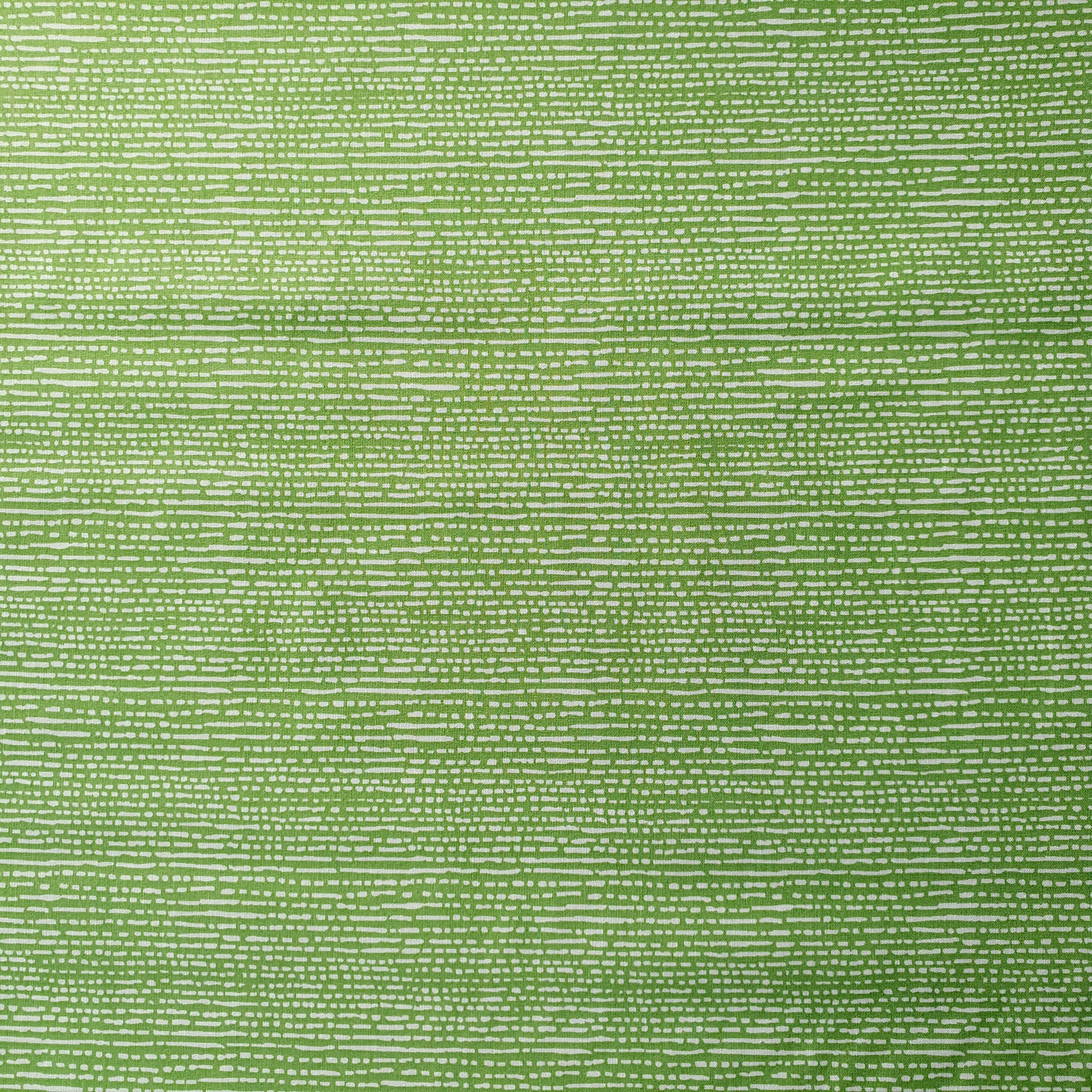 Tissu coton faux uni TANY vert anis