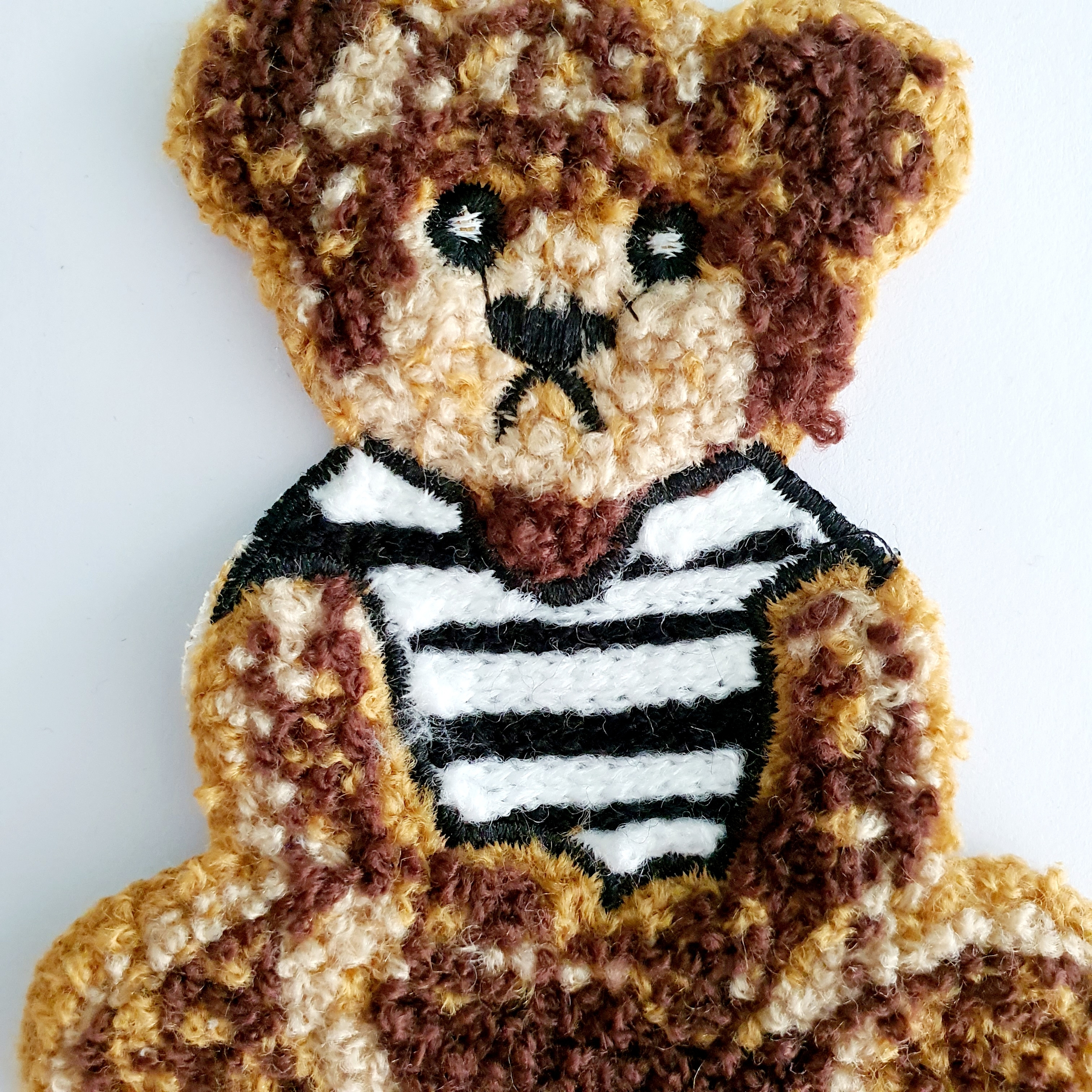 Patch à coudre ours bouclette