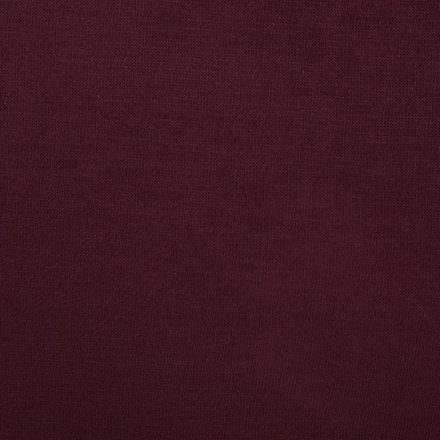 Tissu maille polyester rouge bordeaux FANNY