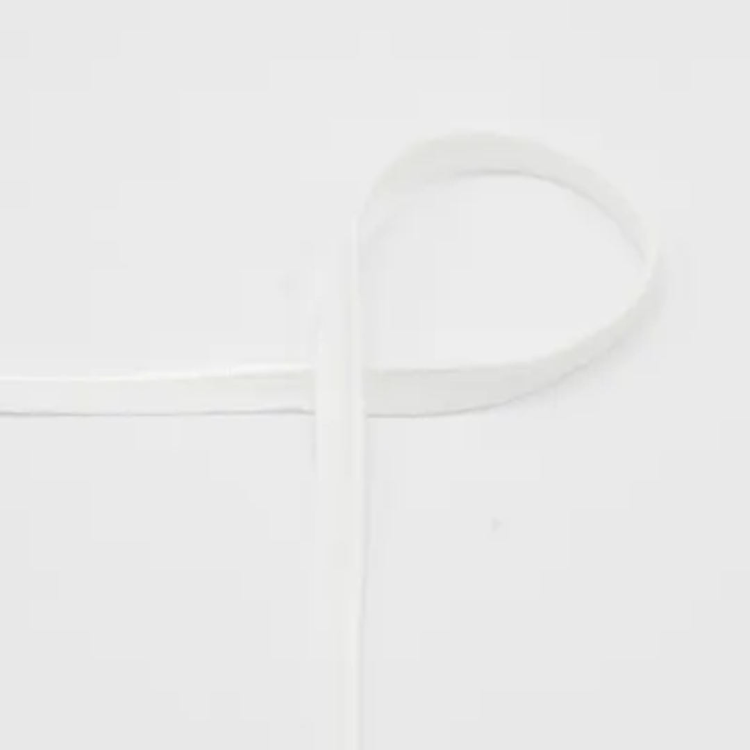passepoil élastique 10mm blanc