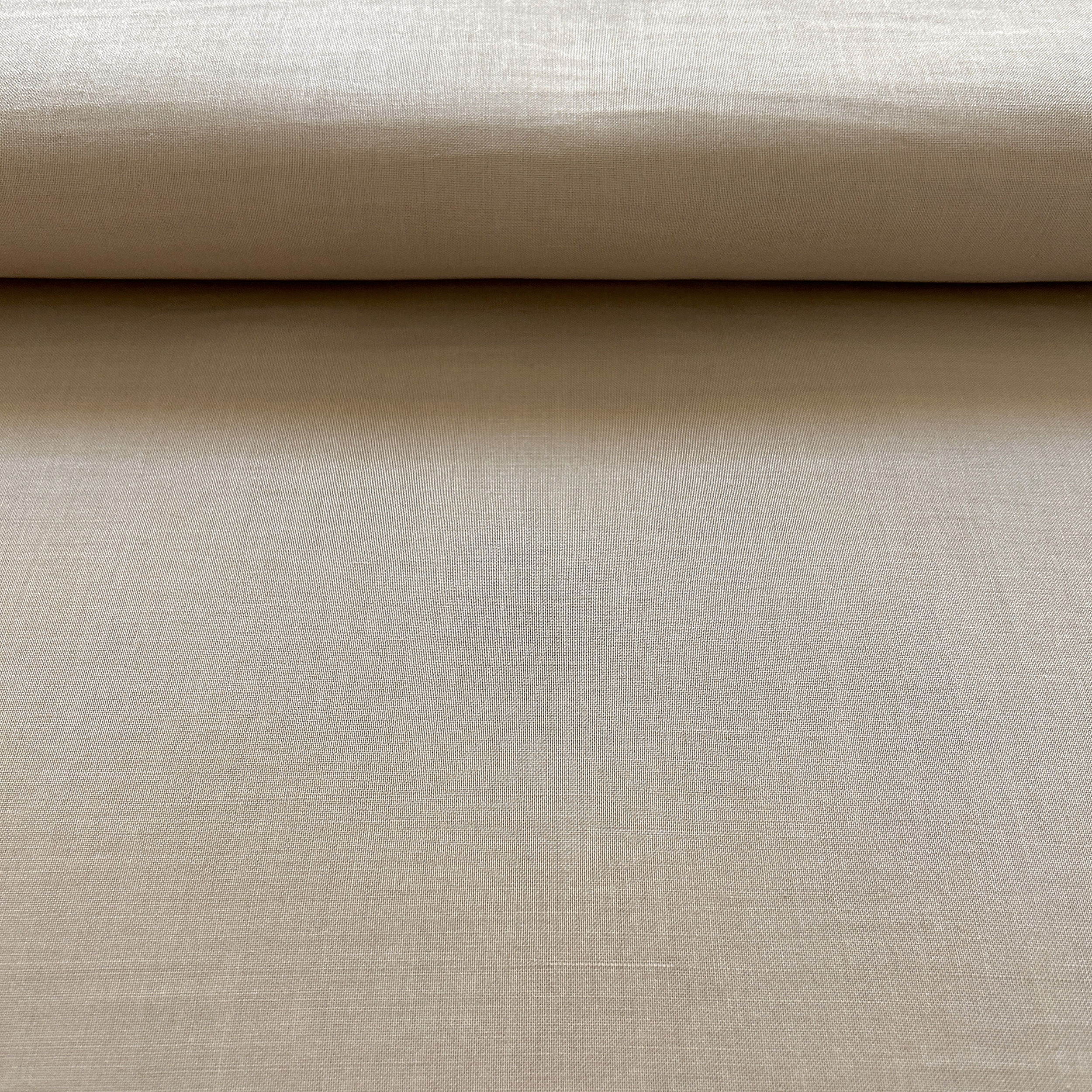 Tissu ramie coton uni sable