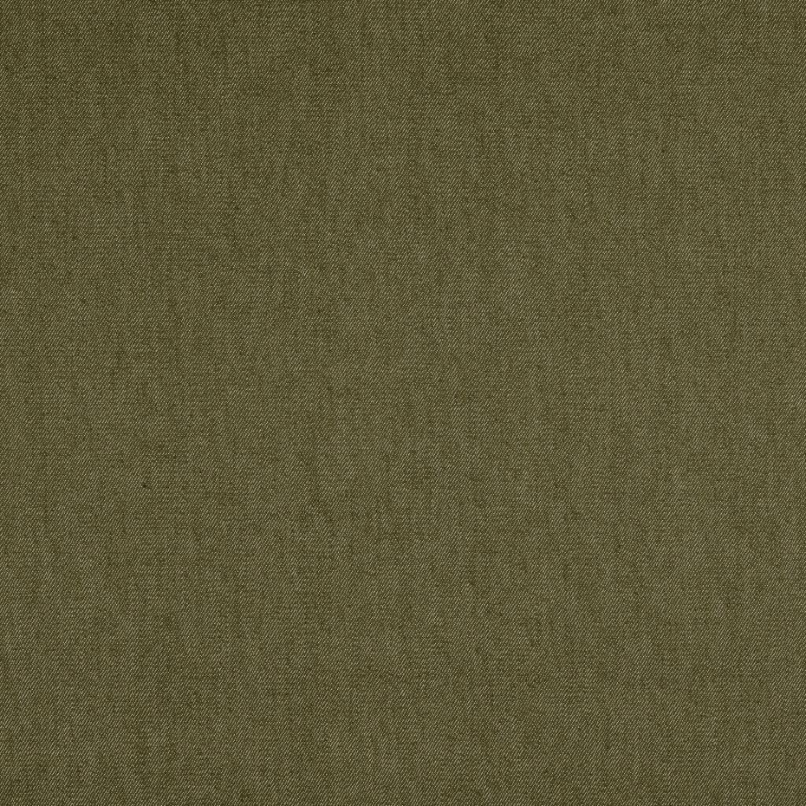Tissu  jeans stretch vert olive