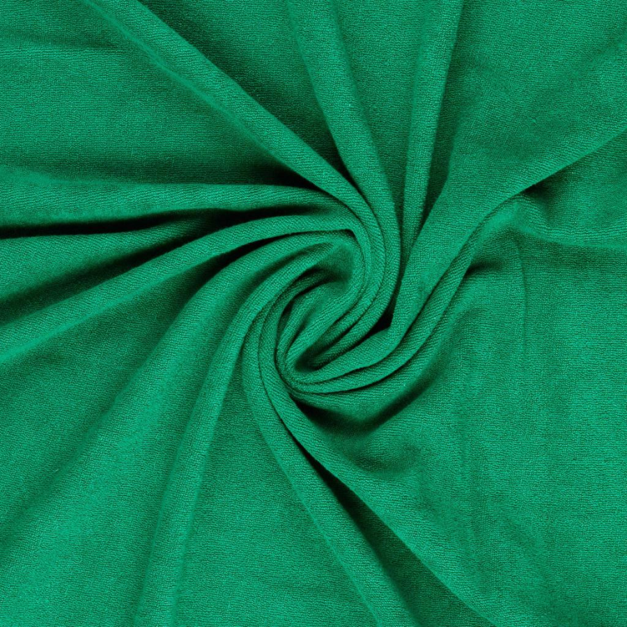 Tissu jersey éponge vert sapin (1)