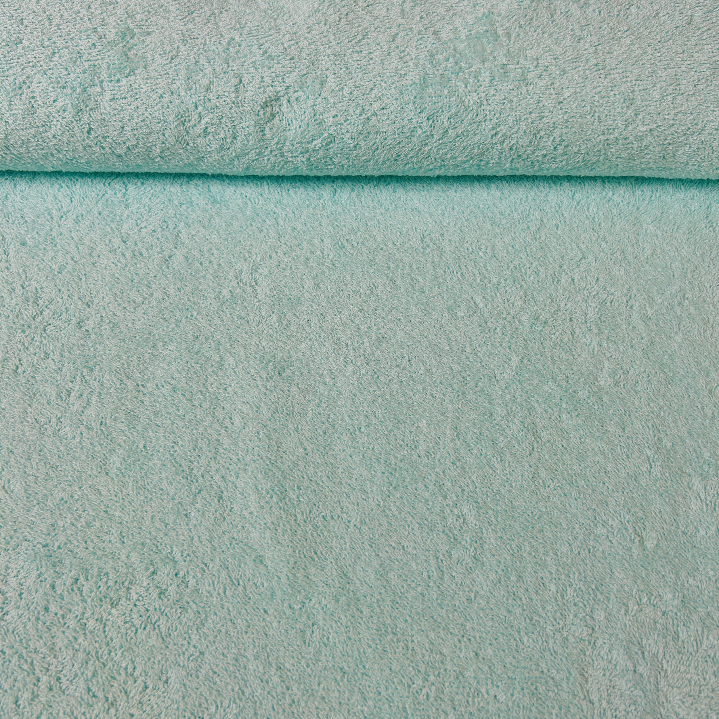 Tissu coton éponge bleu ciel