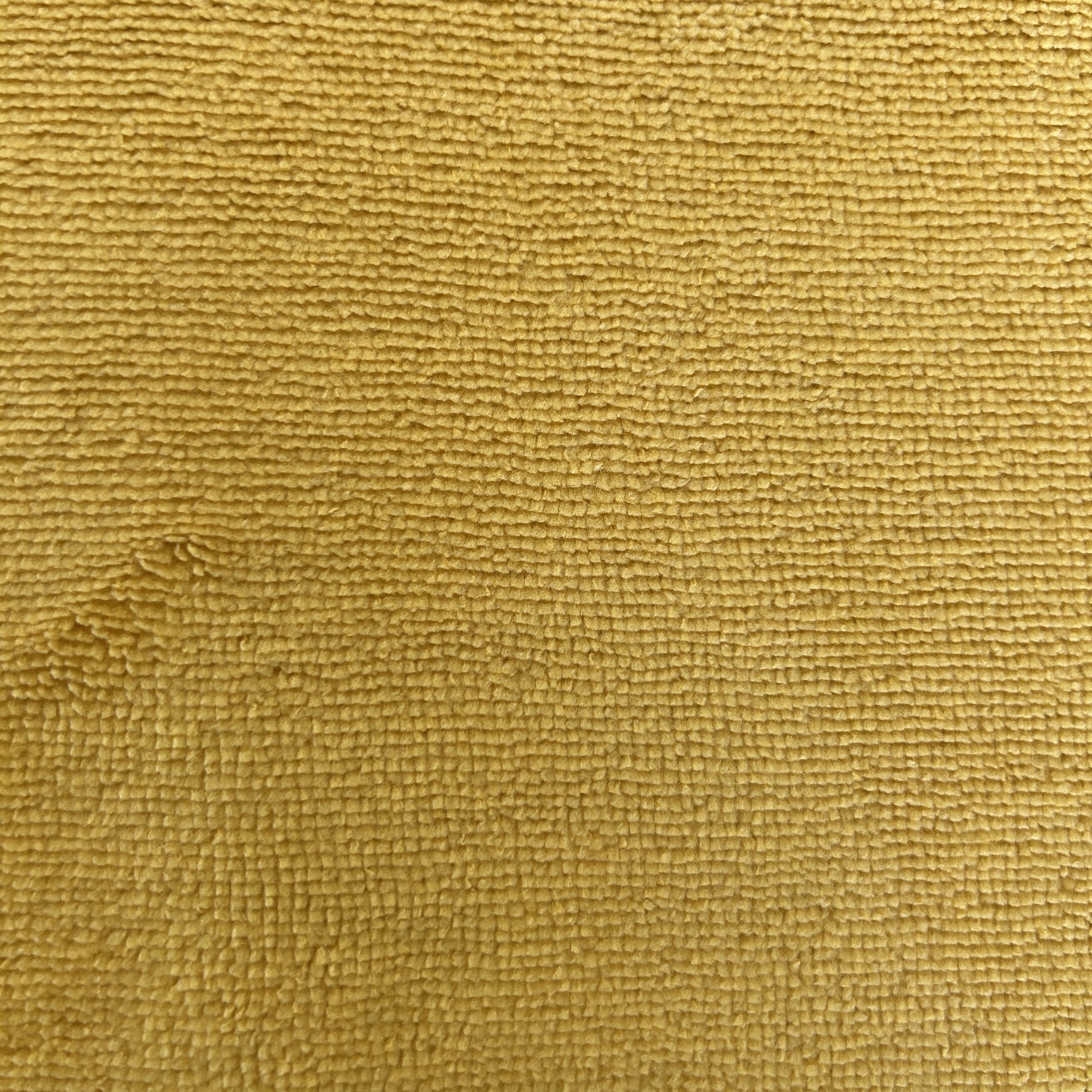 Tissu éponge bambou jaune moutarde