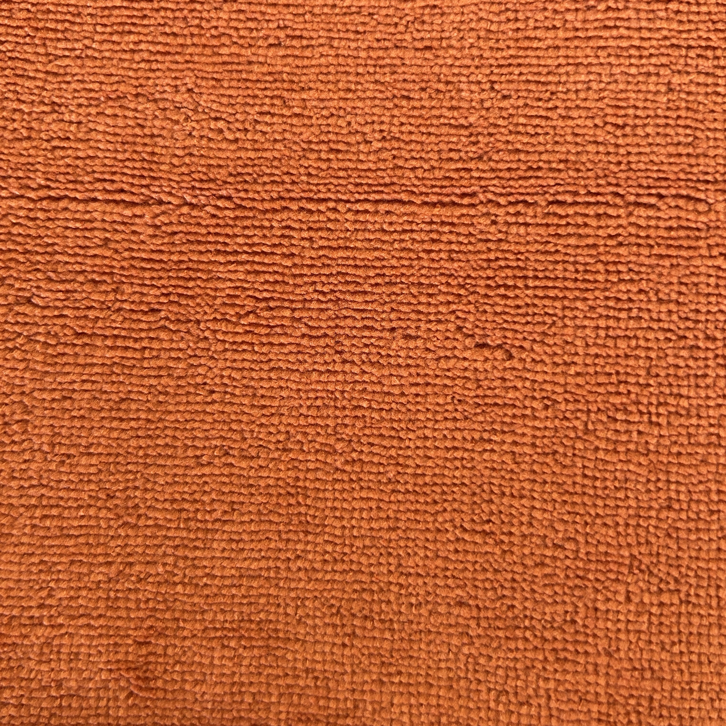 Tissu éponge bambou orange cuivre