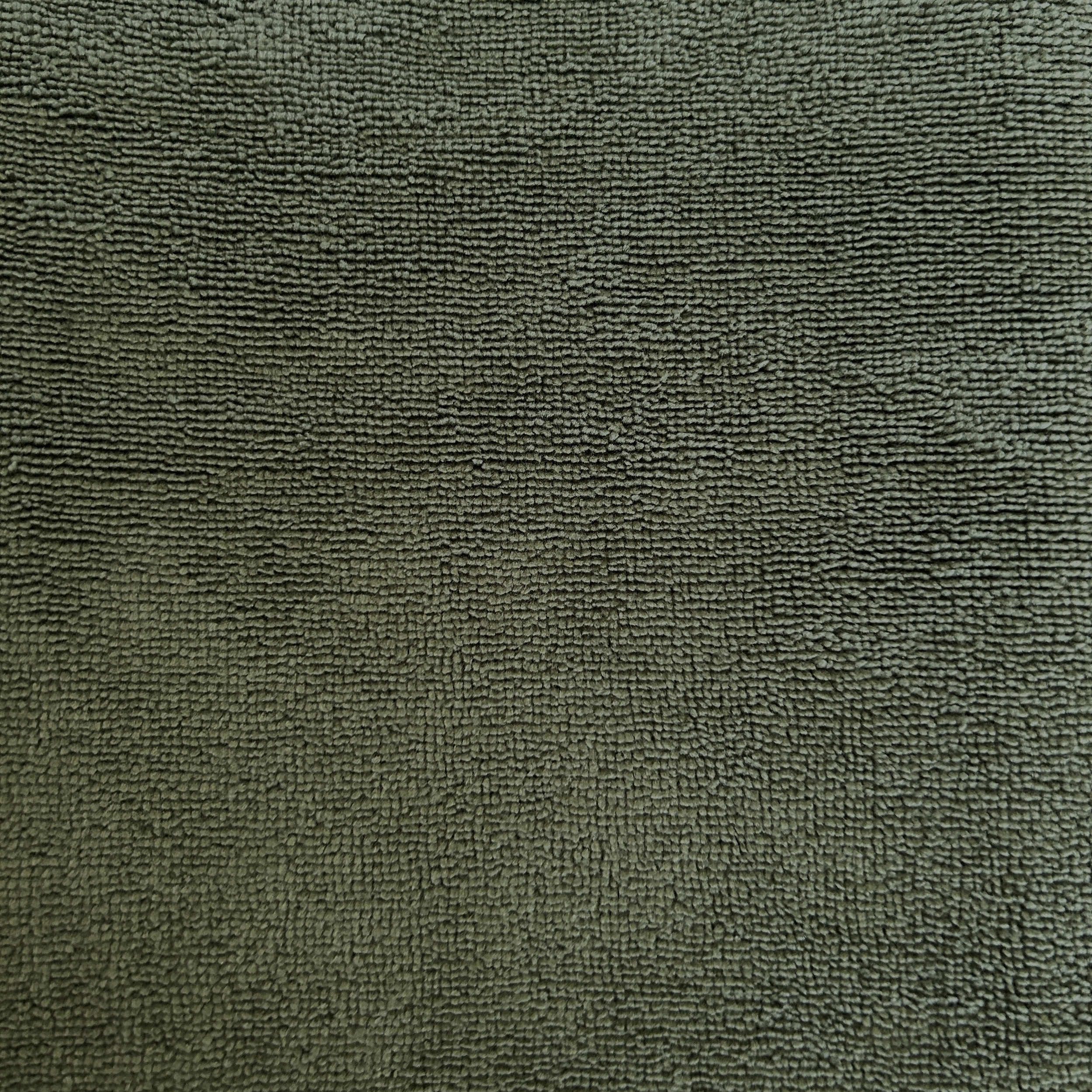 Tissu éponge bambou uni vert olive