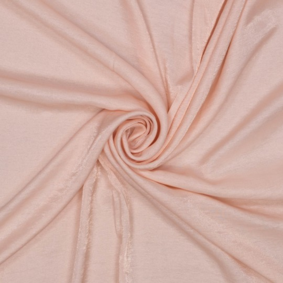 Tissu viscose irisée rose poudré