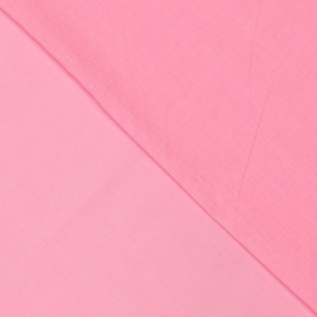 Tissu voile coton uni rose (2)