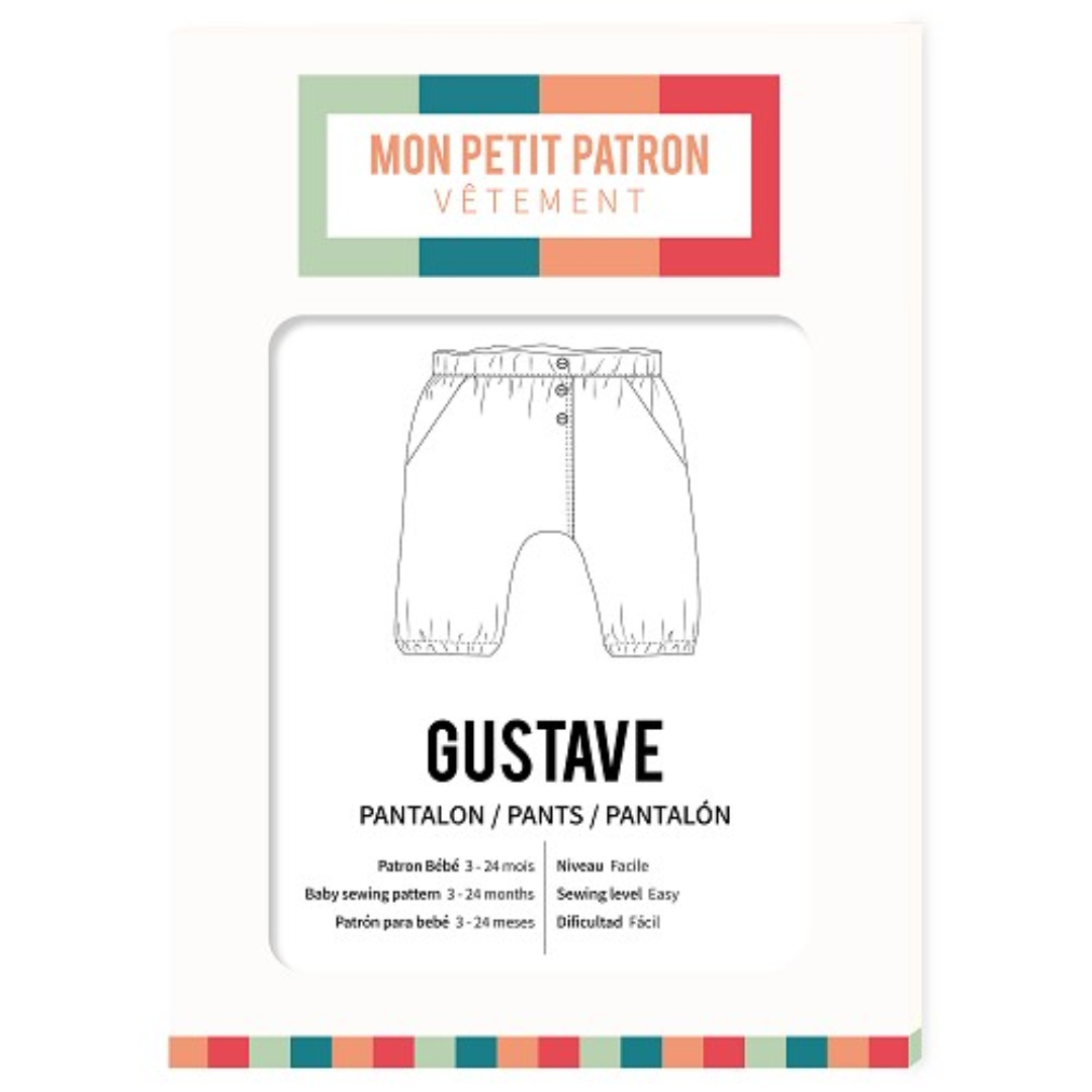 Patron bébé pantalon Mon petit patron GUSTAVE