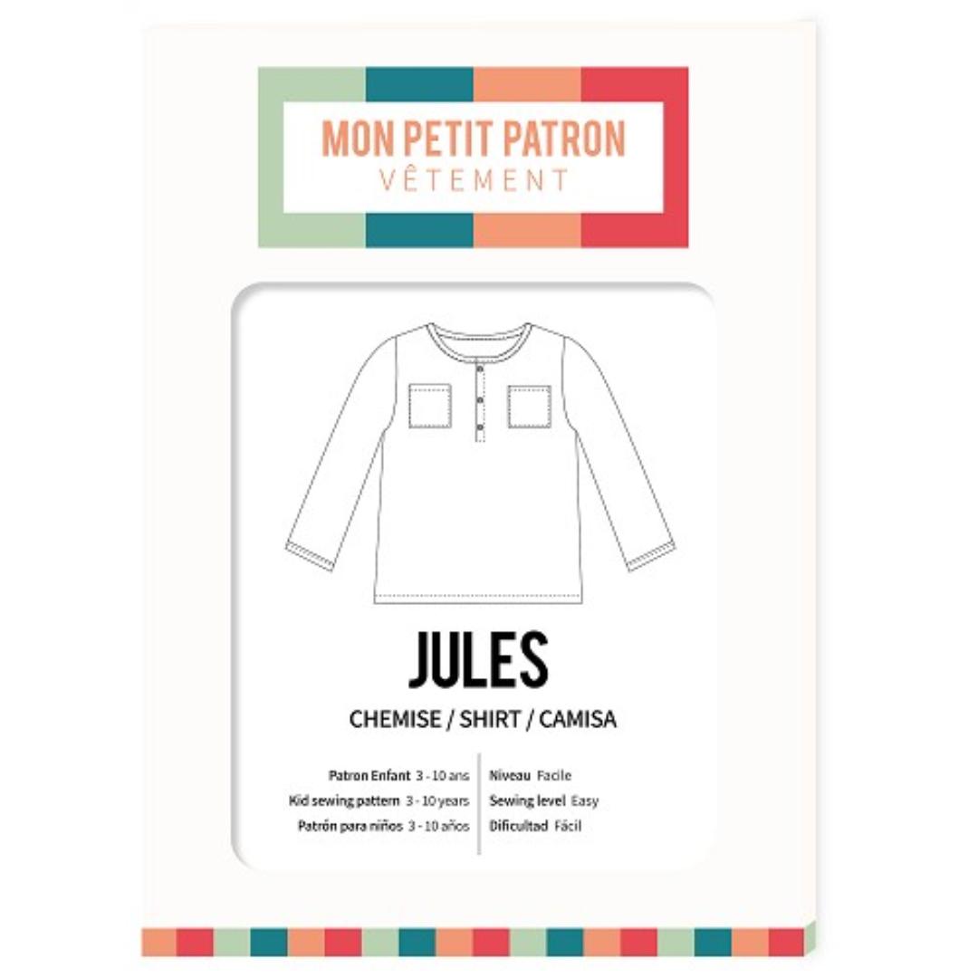 Patron enfant chemise Mon petit patron JULES