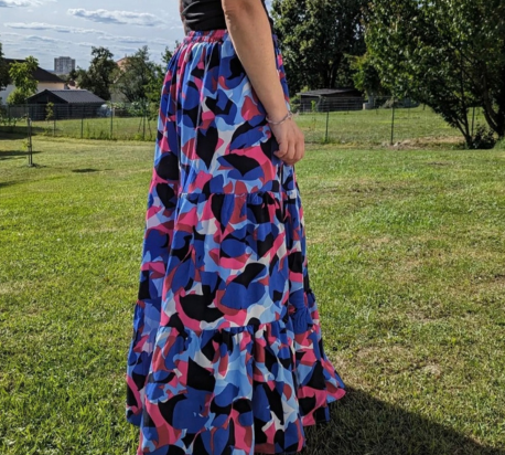 Viscose motif abstrait