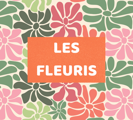tissu fleuri