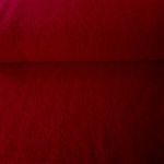 tissu laine bouillie rouge