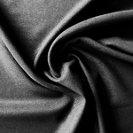 Tissu lin viscose noir