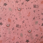 Tissu coton enfant abeille rose (1)